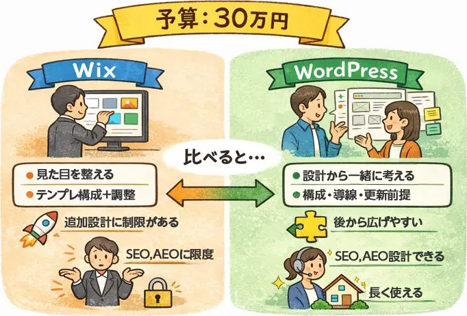 wordpress wix